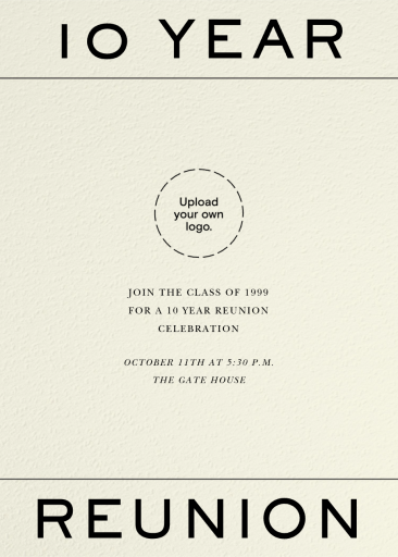 Top to Bottom - Class Reunion Invitation by Paperless Post