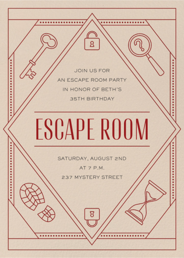 Crack the Code - Birthday Invitation by Paperless Post