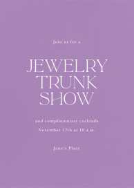 Lilac - Shopping Event Invitation by Paperless Post