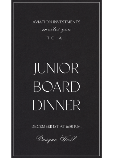 Wedding Eve - Dining & Drinks Invitation by Paperless Post