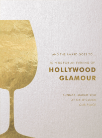 Wineglass Foil - Get-Together Invitation by Paperless Post