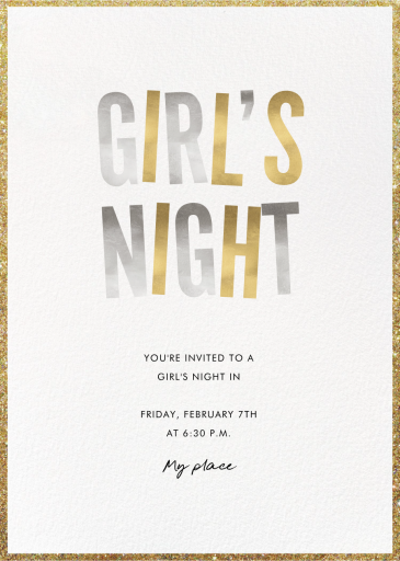 Sparkle Soirée - Girls' Night Invitation by Paperless Post