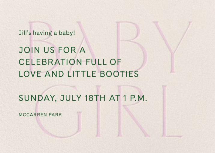 Piccolo - Baby Shower Invitation by Venamour