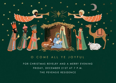 Evergreen Nativity by Rifle Paper Co.