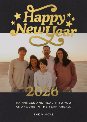 Great Glyph - New Year's Card by Paperless Post