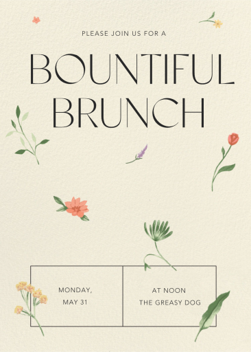 Bouquet Toss - Party Invitation by Paperless Post