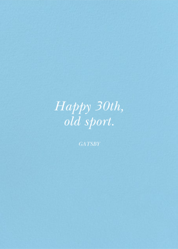 Better Luck Next Year! - Birthday Card by Derek Blasberg - Back