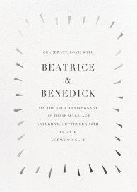 Éclat - 50th Anniversary Invitation by Paperless Post