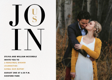 Almaviva Photo - Rehearsal Dinner Invitation by Paperless Post