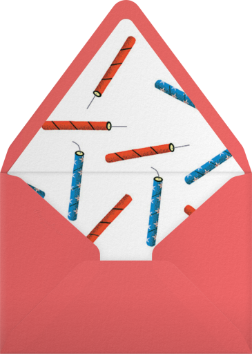 Shrimp and Sparklers - Paperless Post Envelope