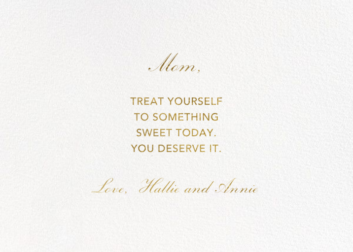 Bestest - Mother's Day Card by Paperless Post - Back