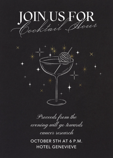 Evening Toast - Business Event Invitation by Paperless Post