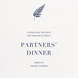 White (Square) - Event Save the Date by Paperless Post
