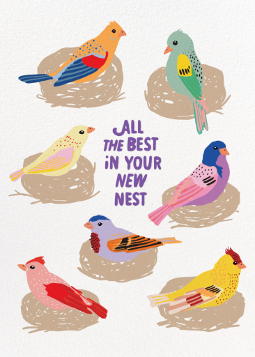 Nesting and Resting - Congratulations Card by Hartland Cards