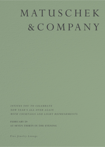 Fulton - Corporate Reception Invitation by Paperless Post