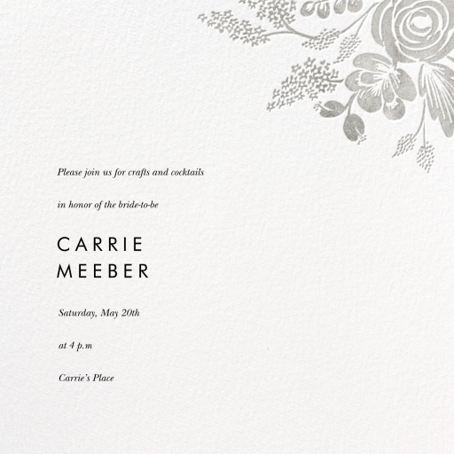 Heather and Lace (Square) by Rifle Paper Co.