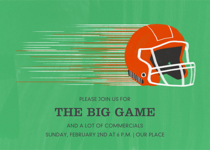 Give ‘Em Helmet - Get-Together Invitation by Paperless Post