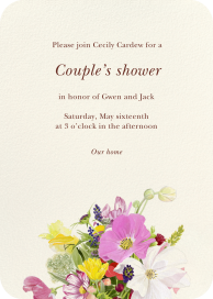 Budding Bouquet - Bridal Shower Invitation by Felix Doolittle