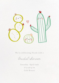 Prickly Pals - Bridal Shower Invitation by Little Cube
