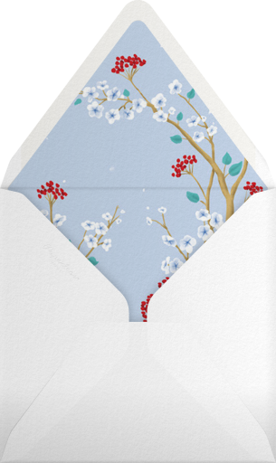 Winter Chinoiserie - Paperless Post Envelope