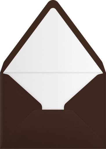 Retro Typeface - Paperless Post Envelope