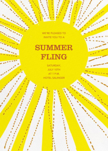 Fun In the Sun Hello Lucky - Moving Announcement by Hello!Lucky - Back