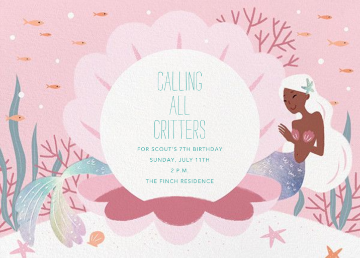 Mermaid Cove - Birthday Invitation by Paperless Post