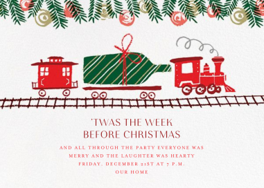 Champagne Train by Paperless Post