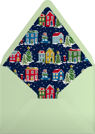 Holiday Homes (Double-Sided) - Liberty Envelope