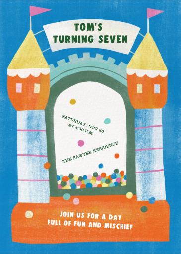 Bouncy Kingdom - Invitation by Paperless Post