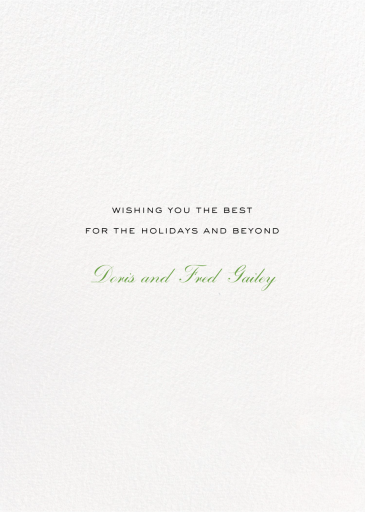 Confetti Multi-Photo (Tall) - Holiday Card by kate spade new york - Back