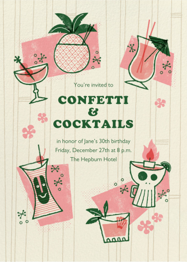 Tiki Trader - Birthday Invitation by Paperless Post