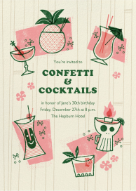 Tiki Trader - Birthday Invitation by Paperless Post