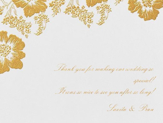 Falling Poppies I (Stationery) - Stationery by Oscar de la Renta