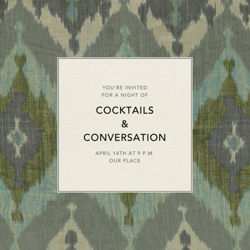 Kublai Khan - Invitation by Oscar de la Renta