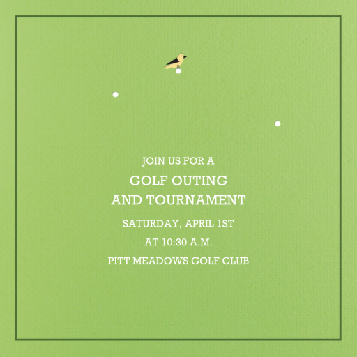 Golf Ace - Golf Tournament Invitation by Paperless Post - Back