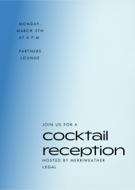 Color Melt - Corporate Reception Invitation by Paperless Post