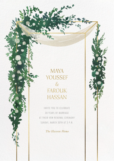 Lush Canopy - Invitation by Paperless Post