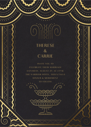 La Grande Gatz - Wedding Invitation by Paperless Post