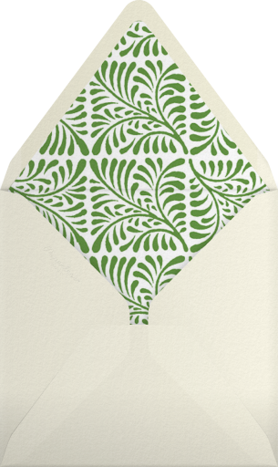 Woodblock - Oscar de la Renta Envelope