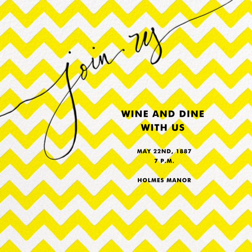 Join Us (Chevron) by Linda and Harriett