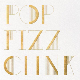 Pop Fizz Clink (Square) - Party Invitation by kate spade new york