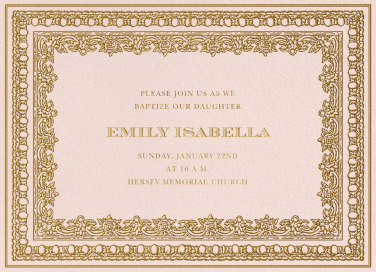 Grand Palais - Religious Invitation by Ladurée