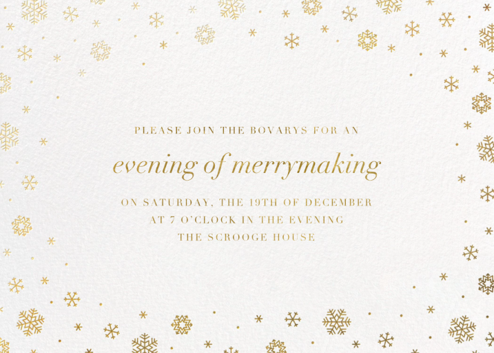 White Out I - Holiday Party Invitation by Paperless Post