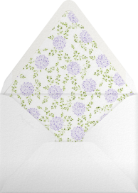 Watercolor Dahlias - Paperless Post Envelope