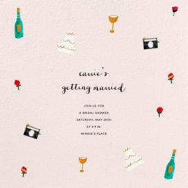 You Can Wear the Bridesmaid's Dress Again - Bridal Shower Invitation by Mr. Boddington's Studio