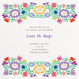Oaxacan Flowers - Summer Party Invitation by Paperless Post