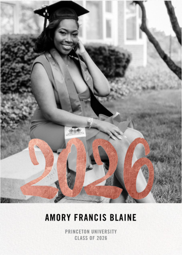 Person of the Year Photo - Greeting Card by Paperless Post