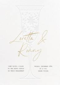 Crystal Flute by Paperless Post