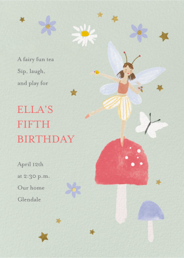 Fairy Dancer - Birthday Invitation by Meri Meri